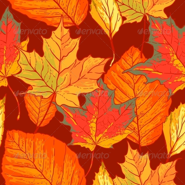 GraphicRiver Seamless Pattern with Leaves 5275339 GraphicRiver Seamless Pattern with Leaves 5275339