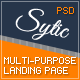 Sytic - Multi-Purpose PSD Landing Page - ThemeForest Item for Sale