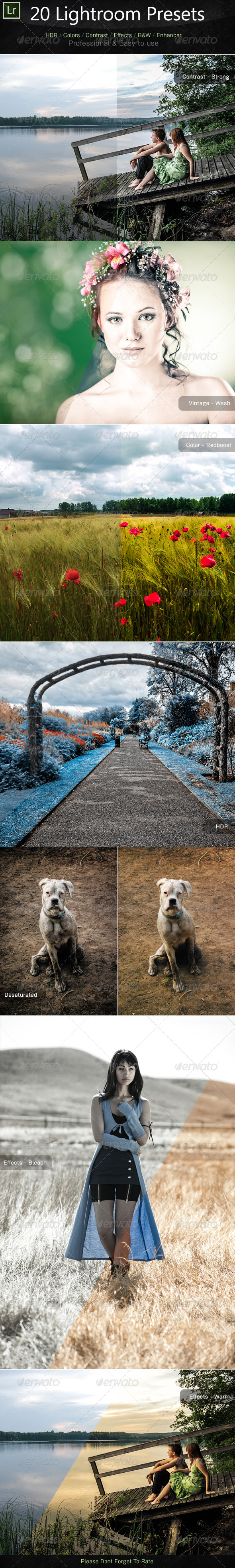 GraphicRiver 20 Lightroom Presets 5266205 GraphicRiver 20 Lightroom Presets 5266205