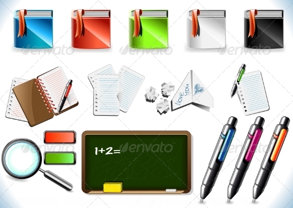 GraphicRiver School Things 5290155 GraphicRiver School Things 5290155