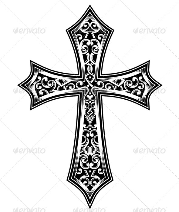 free ornate cross clipart - photo #29
