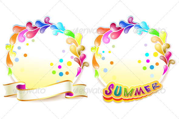 GraphicRiver Frame with Colored Shapes 5292579 GraphicRiver Frame with Colored Shapes 5292579