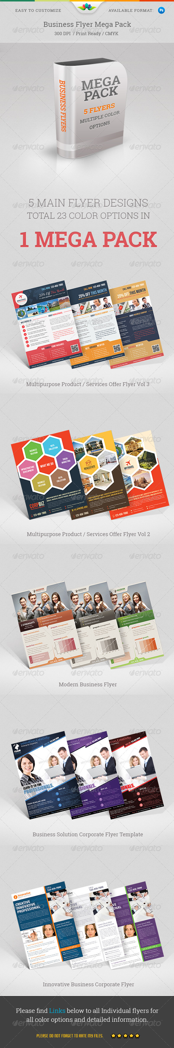 Business Flyers Mega Pack - Corporate Flyers