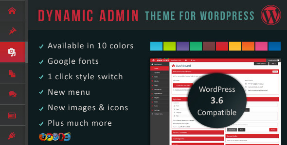 CodeCanyon Dynamic Admin Theme for WordPress 5271075 CodeCanyon Dynamic Admin Theme for WordPress 5271075