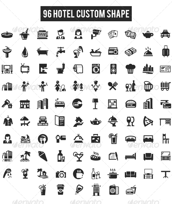 GraphicRiver 96 Hotel Custom Shape 5302062 GraphicRiver 96 Hotel Custom Shape 5302062