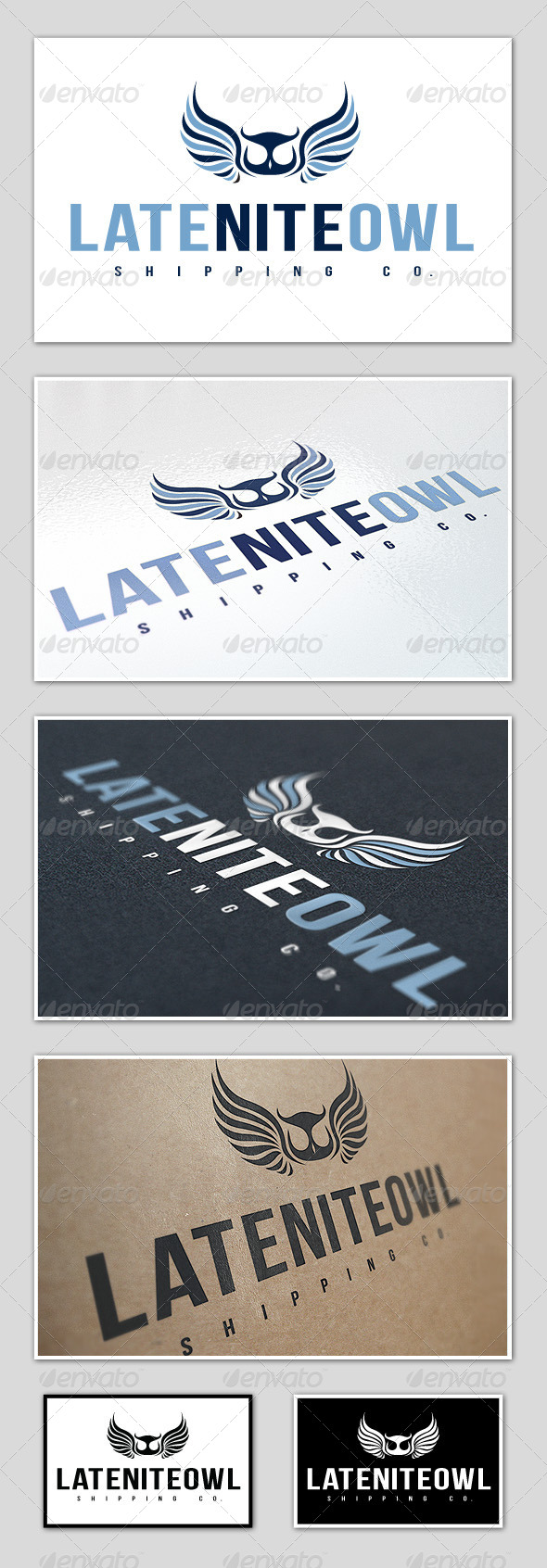 Late Nite Owl Logo - Animals Logo Templates
