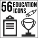 56 Education and School Icons 56 Education and School Icons - GraphicRiver Item for Sale