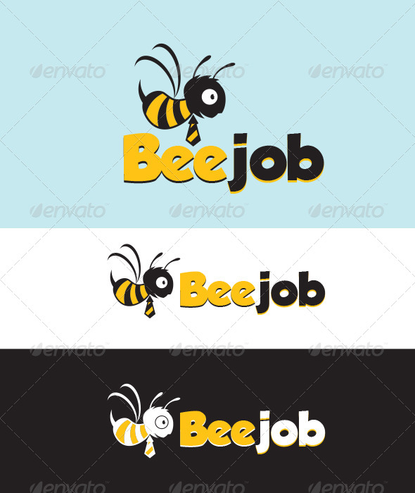 GraphicRiver Bee Job Logo 5305348 GraphicRiver Bee Job Logo 5305348