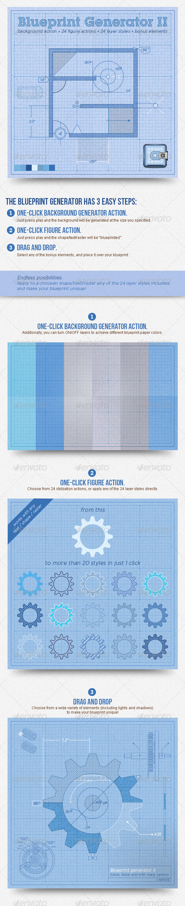 GraphicRiver Blueprint Generator II Action & Layer Styles 5315724 GraphicRiver Blueprint Generator II Action & Layer Styles 5315724
