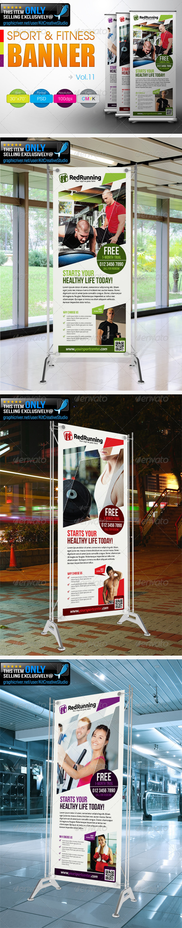 GraphicRiver Fitness Banner Vol.11 5318054 GraphicRiver Fitness Banner Vol.11 5318054