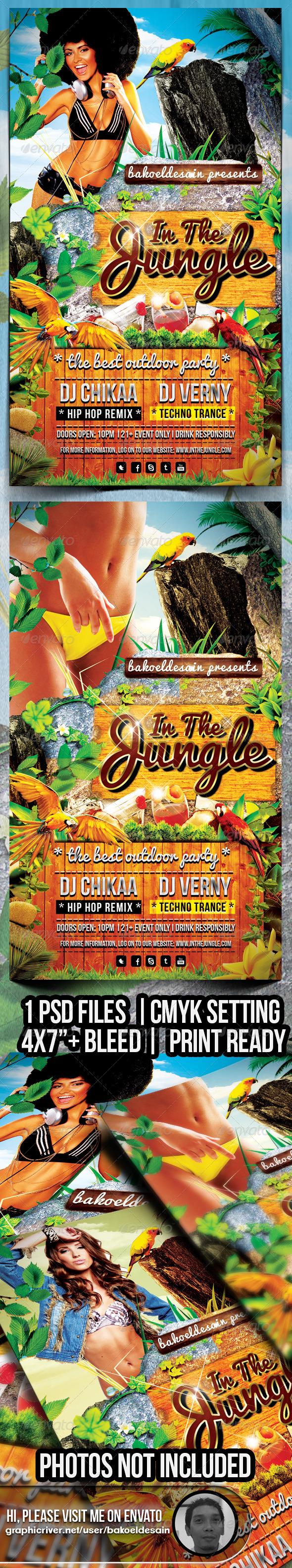 GraphicRiver In The Jungle Party Flyer 5256922 GraphicRiver In The Jungle Party Flyer 5256922