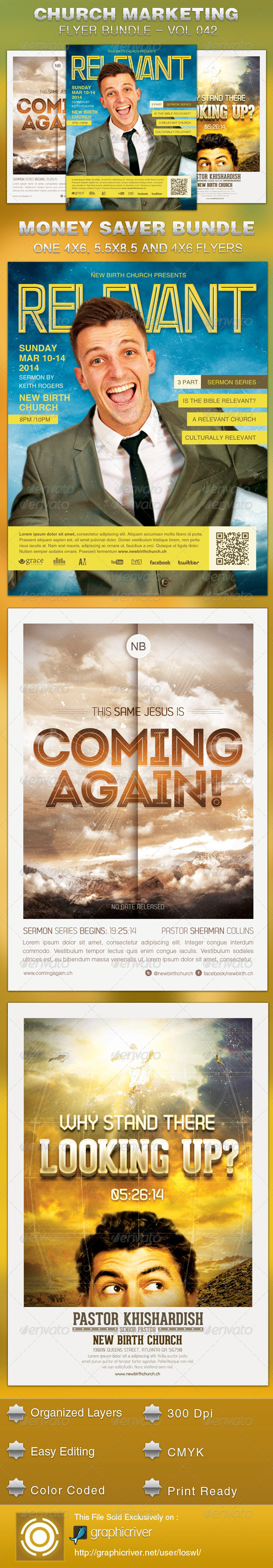 GraphicRiver Church Marketing Flyer Template Bundle Vol 042 5319667 GraphicRiver Church Marketing Flyer Template Bundle Vol 042 5319667