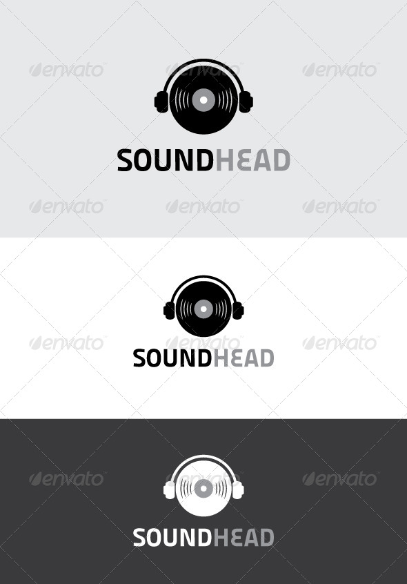 GraphicRiver Sound Head Logo 5322954 GraphicRiver Sound Head Logo 5322954