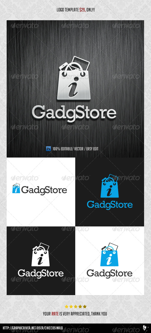 GadgStore Logo Template - Abstract Logo Templates