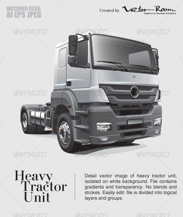 Heavy Tractor Unit - Vectors