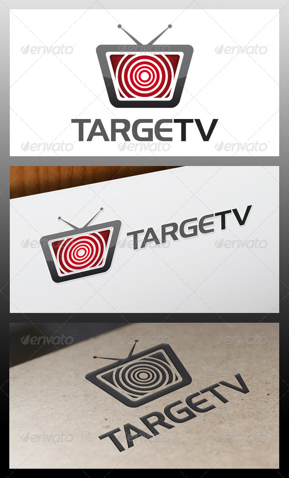 GraphicRiver Target Tv Logo Template 5326091 GraphicRiver Target Tv Logo Template 5326091