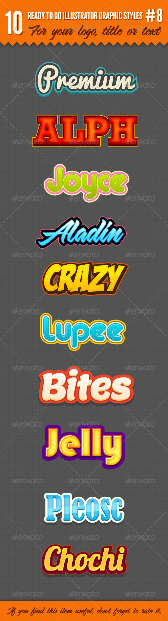 10 Logo Graphic Styles #8 - Styles Illustrator