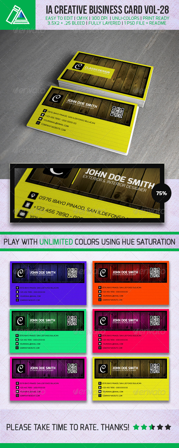 IntenseArtisan Business Card Vol.29 - Creative Business Cards