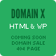 Domain X (Coming Soon, Domain Sale, 404) - ThemeForest Item for Sale