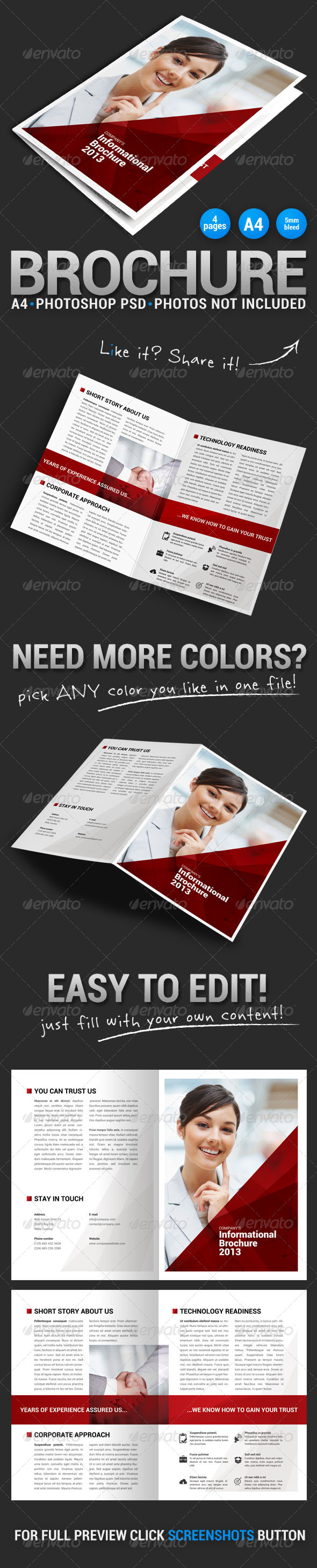 GraphicRiver Bi-fold Brochure 4 5333945 GraphicRiver Bi-fold Brochure 4 5333945