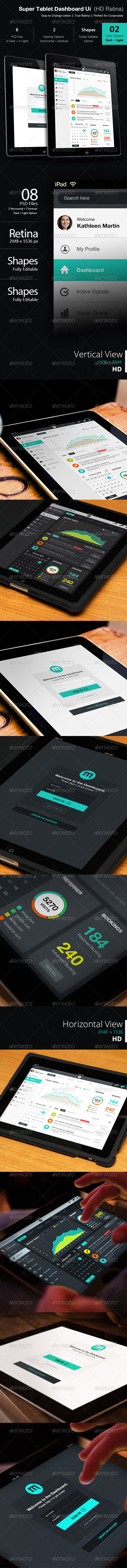 GraphicRiver Super Tablet Dashboard Ui 5282199 GraphicRiver Super Tablet Dashboard Ui 5282199