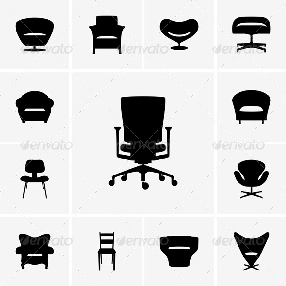 GraphicRiver Modern Chairs 5338468 GraphicRiver Modern Chairs 5338468