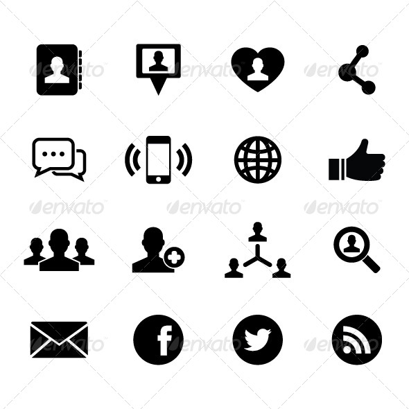 GraphicRiver Social Network Icon 5339699 GraphicRiver Social Network Icon 5339699