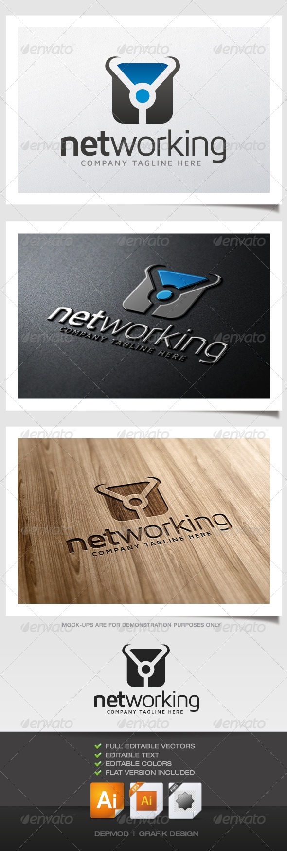 Networking Logo - Abstract Logo Templates