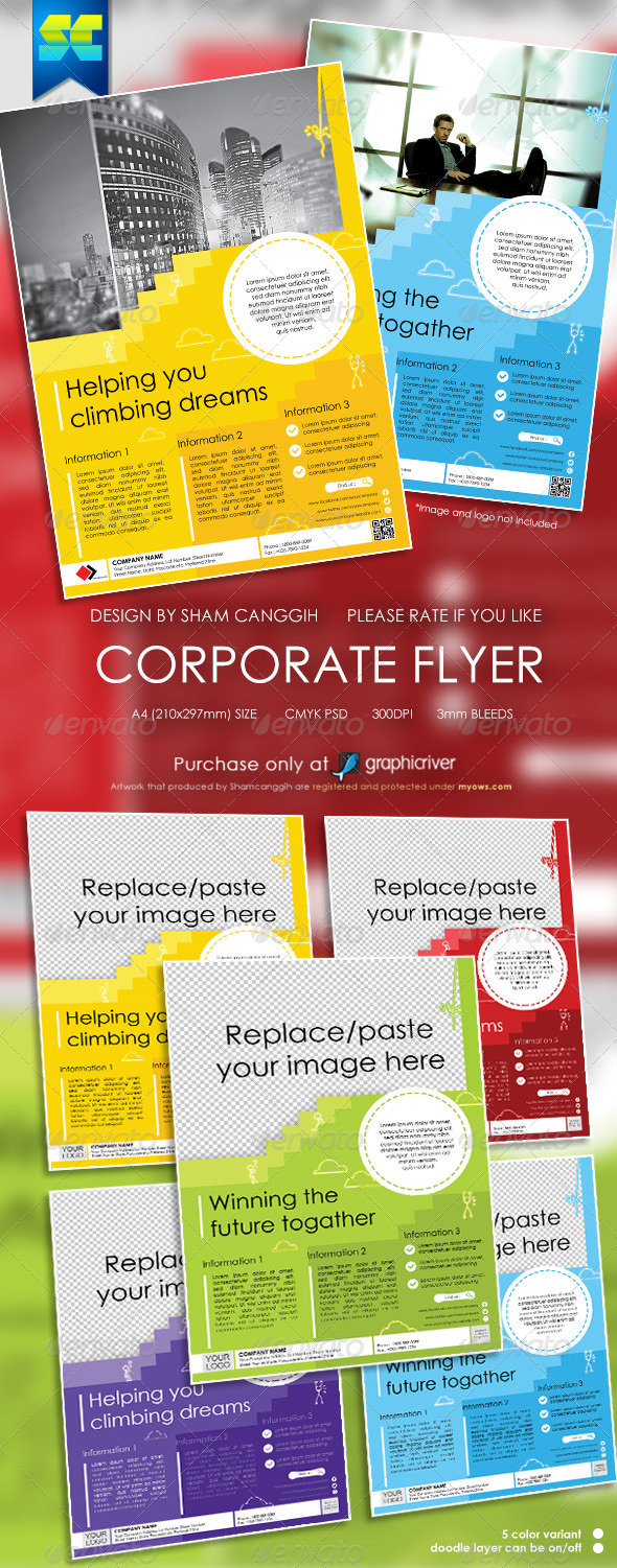 Modern Multi-purpose Corporate Flyer - Corporate Flyers
