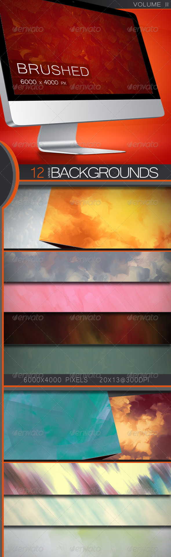 GraphicRiver Brushed Backgrounds Volume 2 5345649 GraphicRiver Brushed Backgrounds Volume 2 5345649