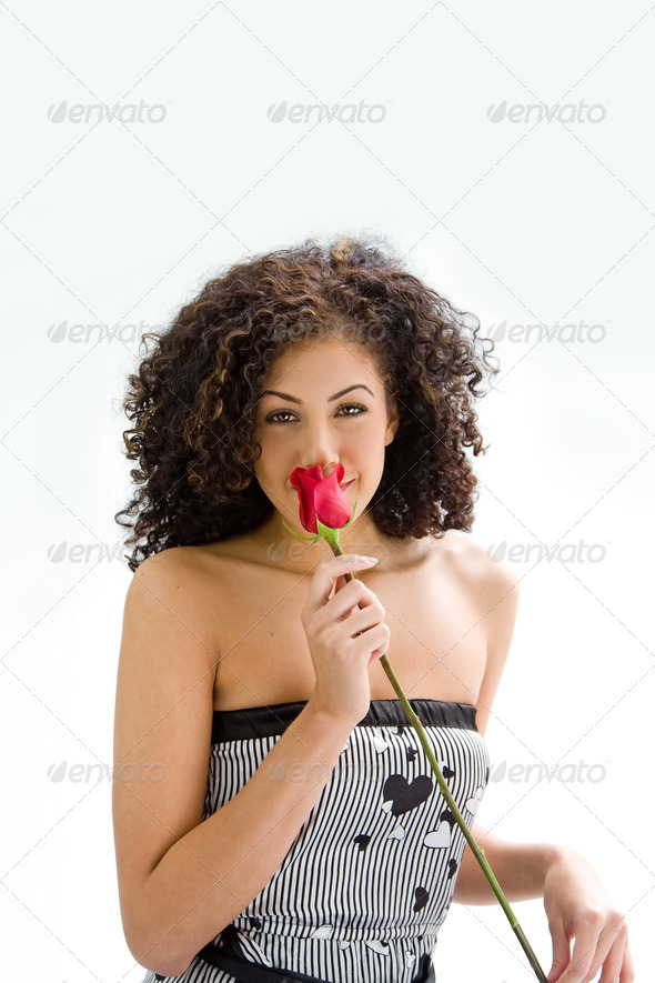 Young beautiful brunette - Stock Photo - Images