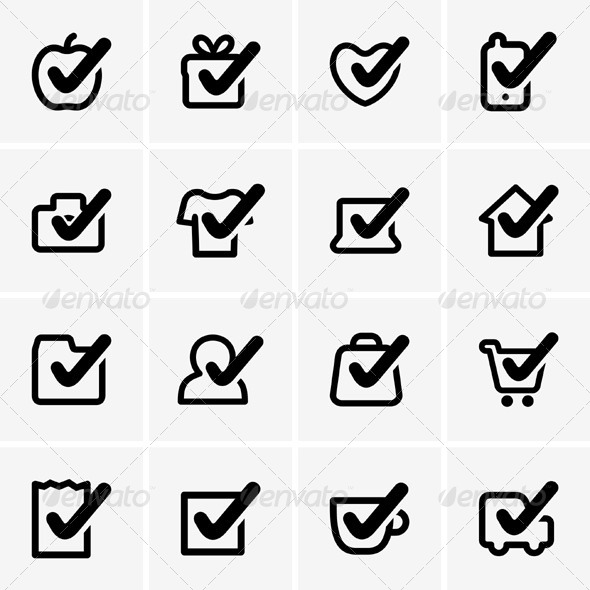 GraphicRiver Check Icons 5346323 GraphicRiver Check Icons 5346323