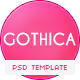 Gothica - A one Page Template in Goth Style - ThemeForest Item for Sale