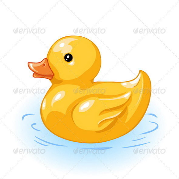 GraphicRiver Vector Yellow Duck for Bath 5353812 GraphicRiver Vector Yellow Duck for Bath 5353812