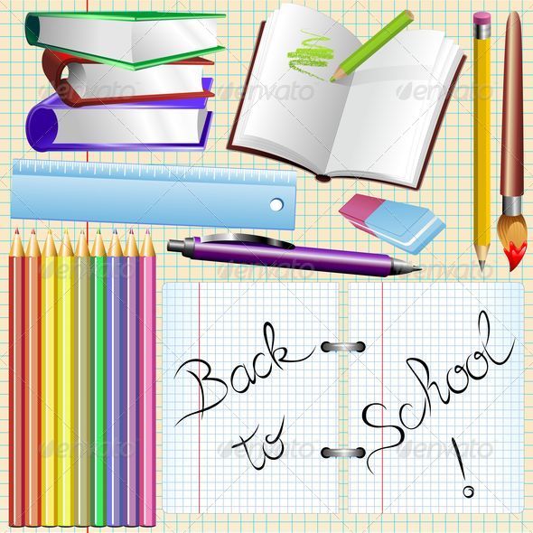 GraphicRiver Stationery Office and School Elements 5354416 GraphicRiver Stationery Office and School Elements 5354416
