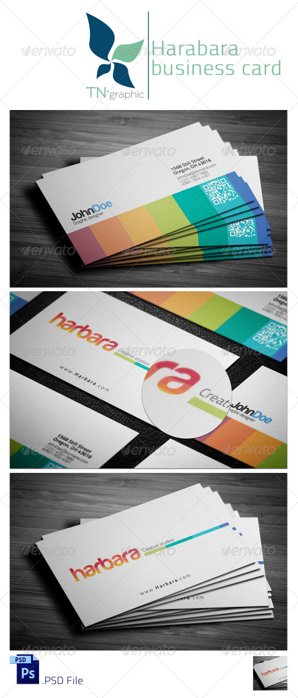 GraphicRiver Harbara Business card 5356865 GraphicRiver Harbara Business card 5356865