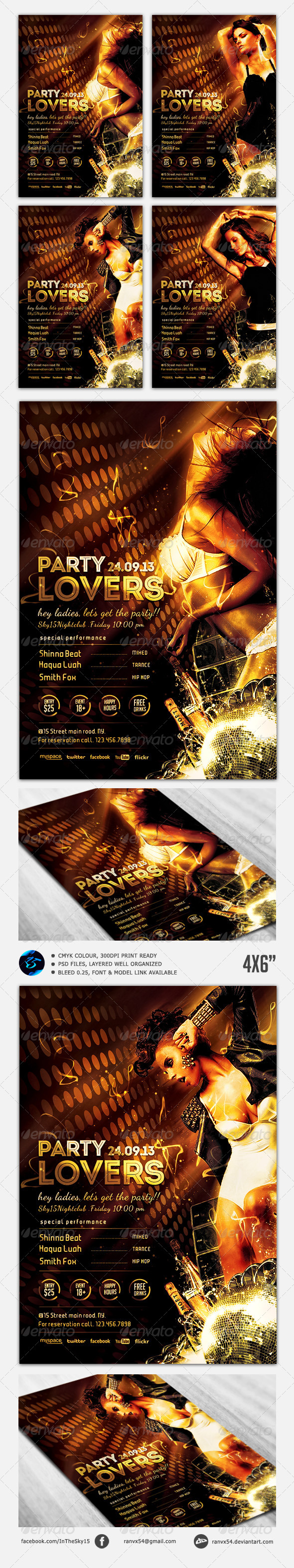GraphicRiver Party Lovers Flyer Template 5307210 GraphicRiver Party Lovers Flyer Template 5307210