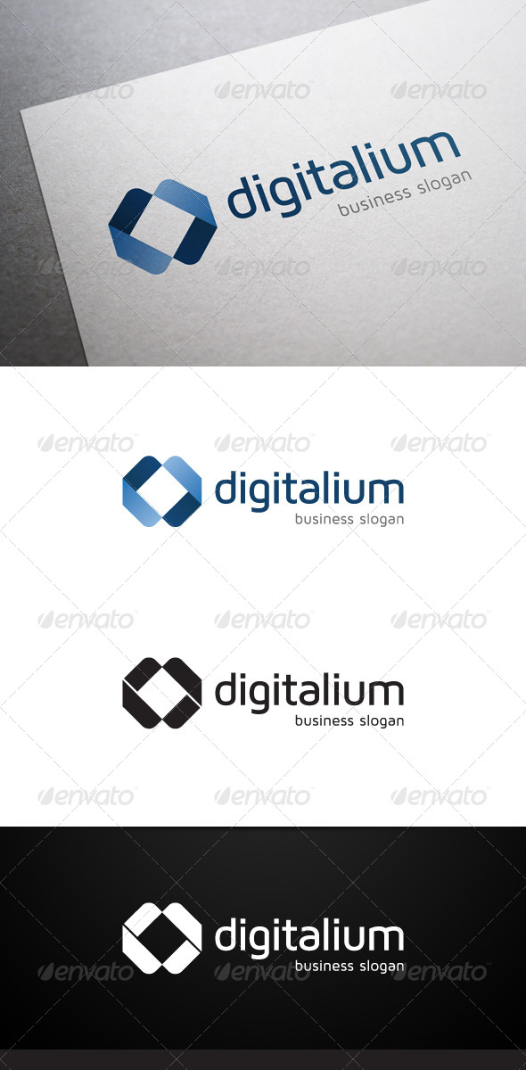 GraphicRiver Digitalium Logo 5357774 GraphicRiver Digitalium Logo 5357774