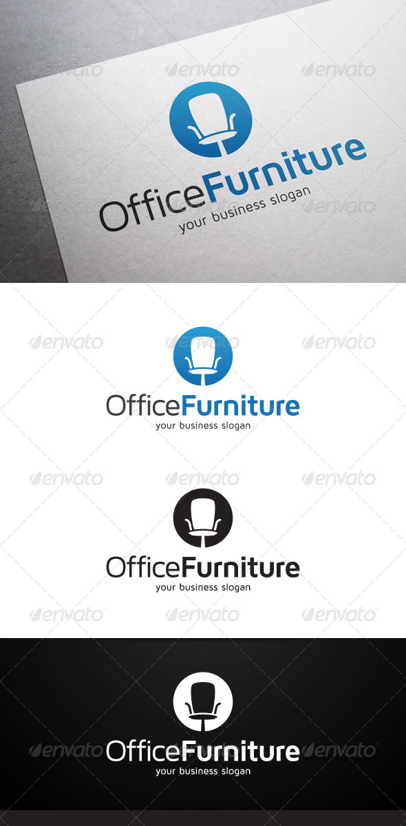 GraphicRiver Office Furniture Logo 5358086 GraphicRiver Office Furniture Logo 5358086