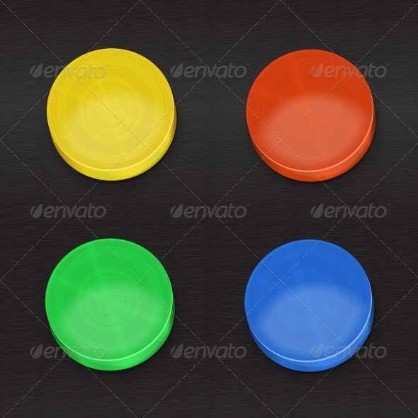 GraphicRiver Set Color Buttons 5359233 GraphicRiver Set Color Buttons 5359233