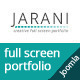 Jarani - Creative Full Screen Joomla Template - ThemeForest Item for Sale