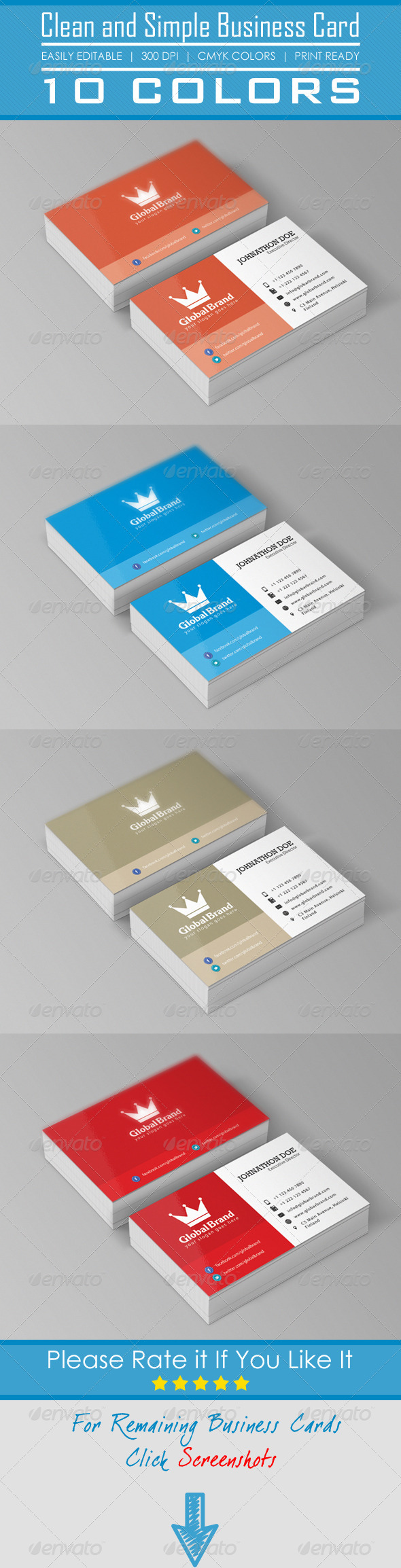GraphicRiver Clean and Simple Business Card 5360178 GraphicRiver Clean and Simple Business Card 5360178