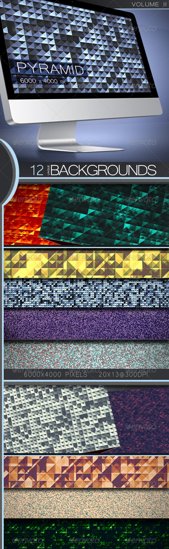 GraphicRiver Pyramid Backgrounds Volume 2 5360895 GraphicRiver Pyramid Backgrounds Volume 2 5360895