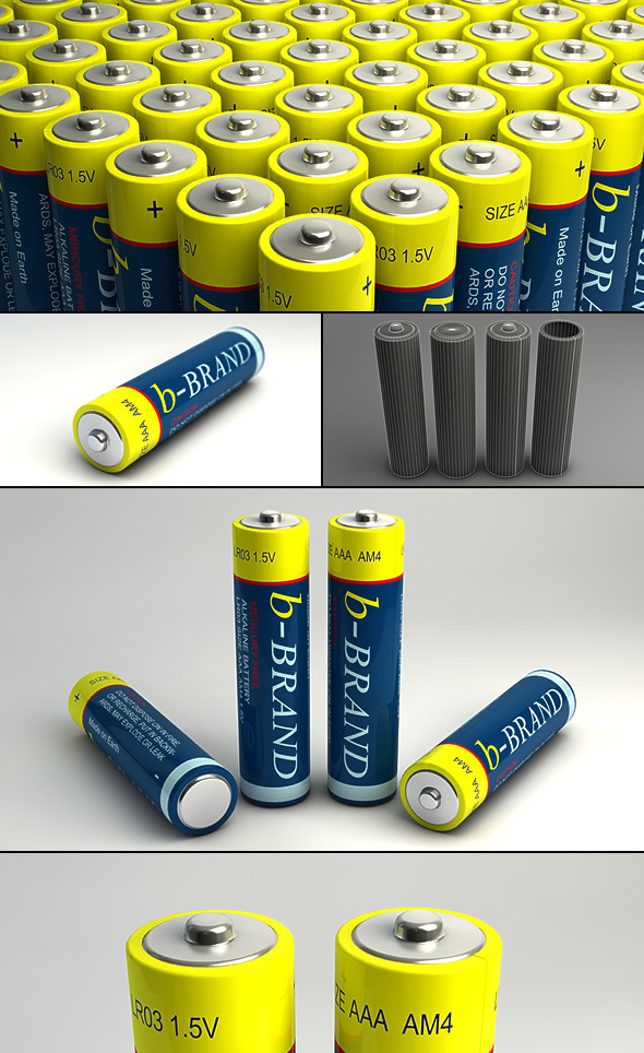 AAA Battery - 3DOcean Item for Sale