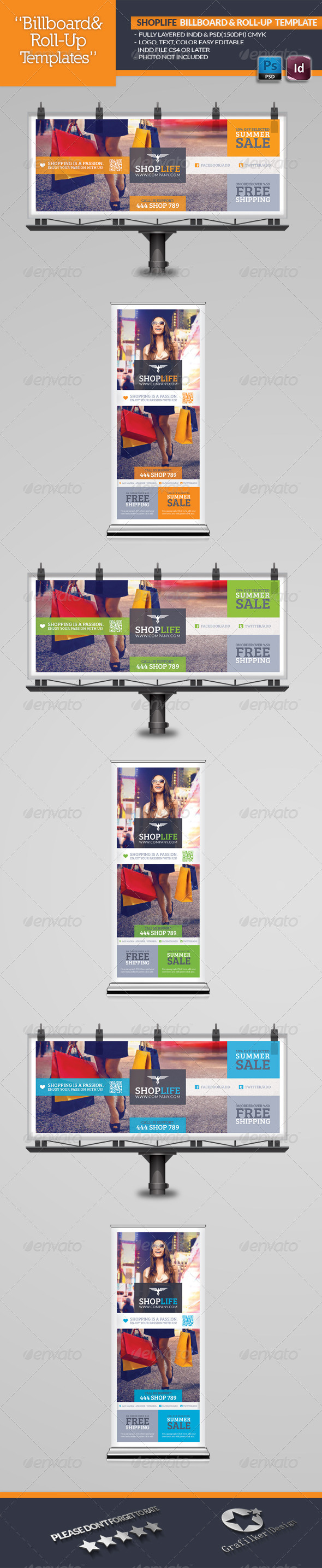 GraphicRiver Shop Life Billboard & Roll-Up Template 5365607 GraphicRiver Shop Life Billboard & Roll-Up Template 5365607