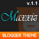 Maxxiz - Responsive Blogger Template - ThemeForest Item for Sale