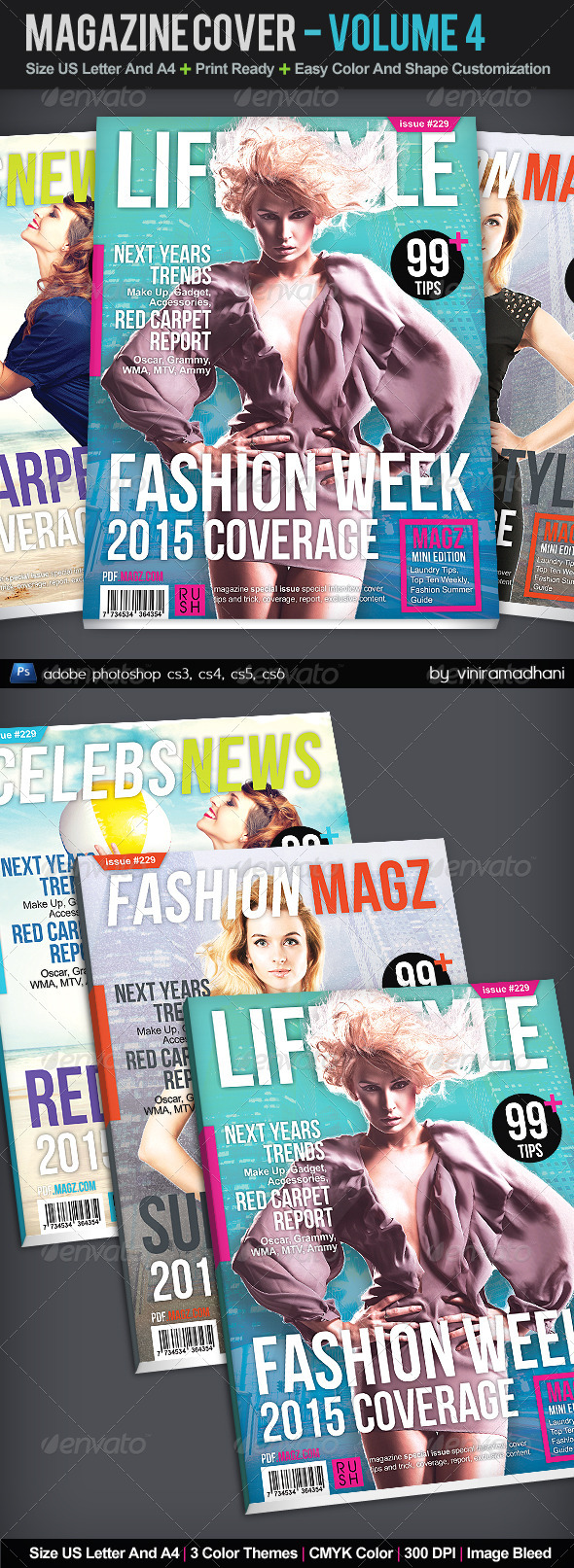 GraphicRiver Magazine Cover Volume 4 5371961 GraphicRiver Magazine Cover Volume 4 5371961