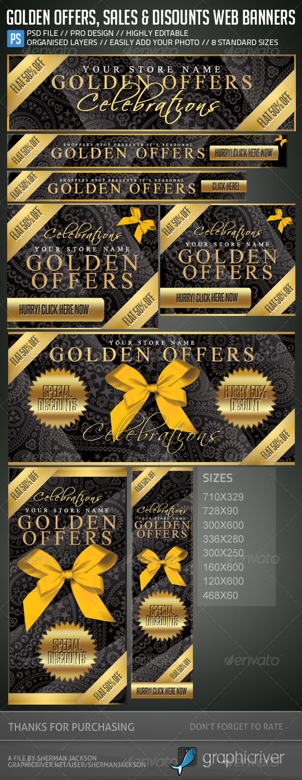GraphicRiver Golden Offers Sales & Discounts Web Banners 5372235 GraphicRiver Golden Offers Sales & Discounts Web Banners 5372235