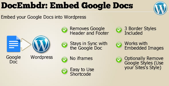 CodeCanyon DocEmbdr Embed Google Doc Wordpress Plugin 5315875 CodeCanyon DocEmbdr Embed Google Doc Wordpress Plugin 5315875