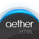 Aether - Unique One-Page Multipurpose Template - ThemeForest Item for Sale